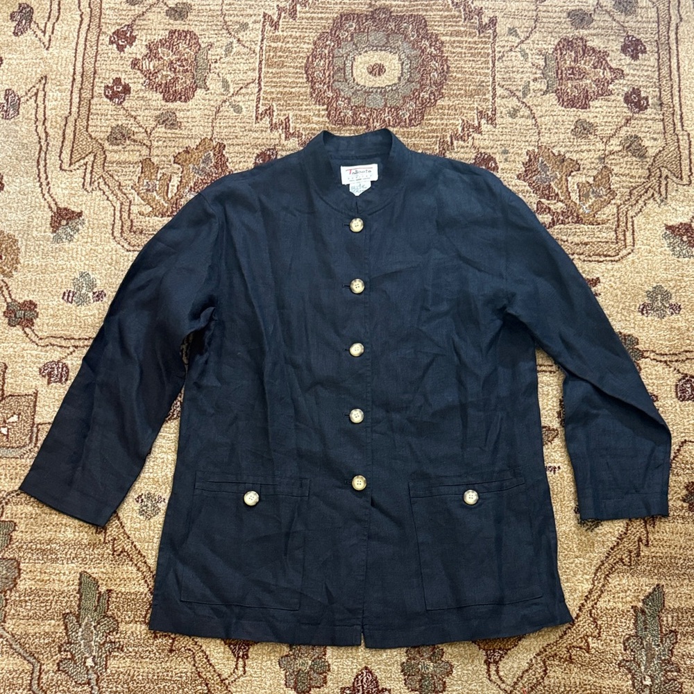 Vintage talbots Irish linen blouse tunic
